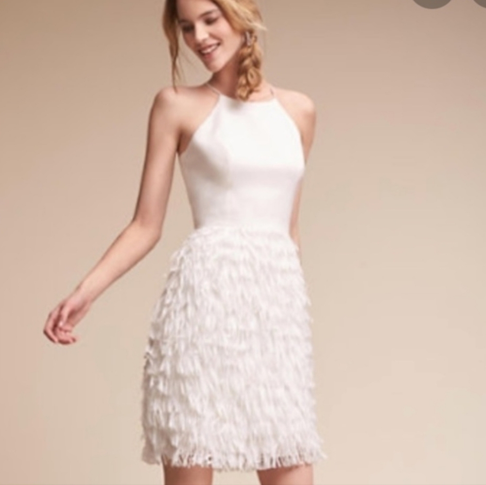 BHLDN Aiden Mattox Mini Dress